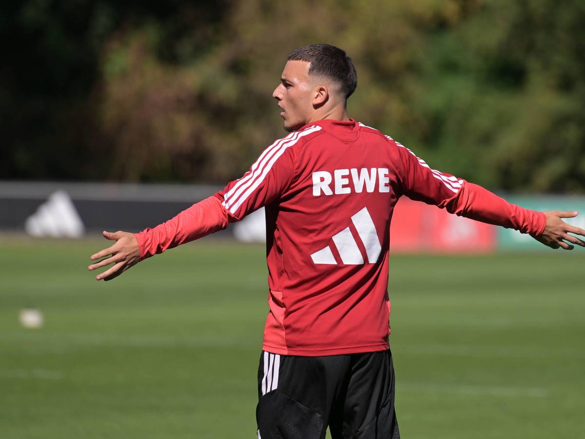 Said El Mala beim Training des 1. FC Köln.