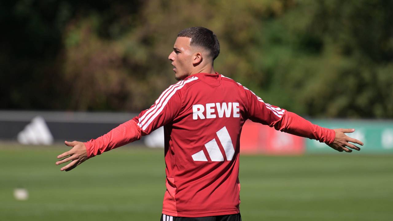 Said El Mala beim Training des 1. FC Köln.