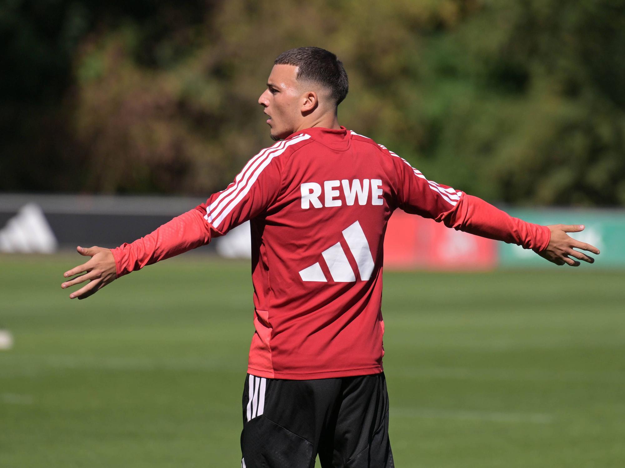 Said El Mala beim Training des 1. FC Köln.