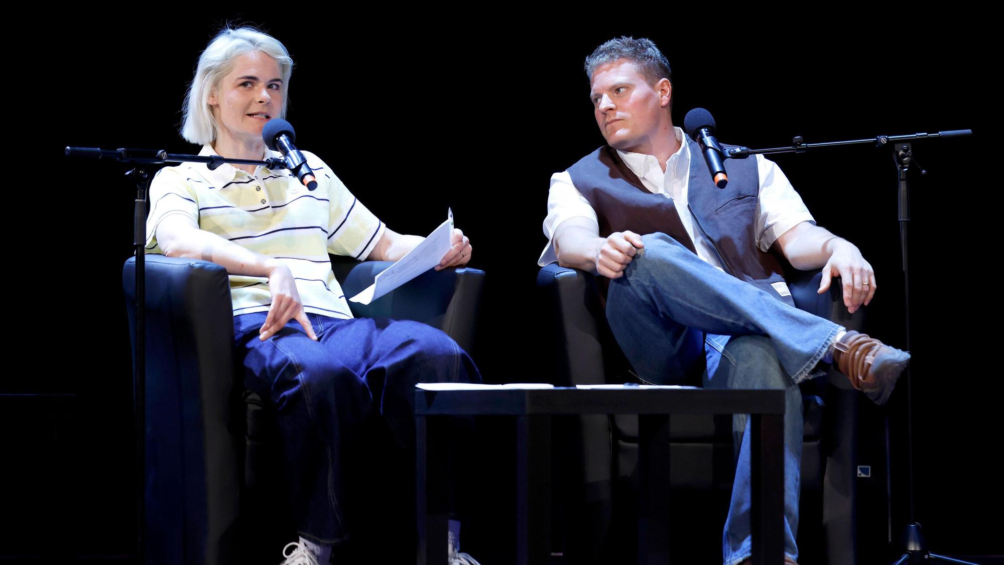 Komikerin Hazel Brugger und ihr Ehemann Komiker Thomas Spitzer bei der Lit.Cologne 2026