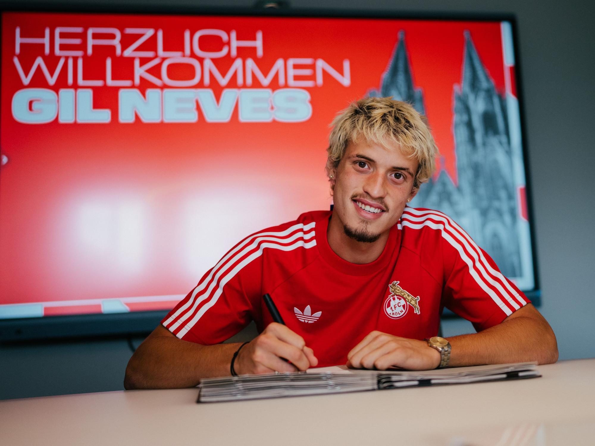 Gil Neves unterschreibt beim 1. FC Köln