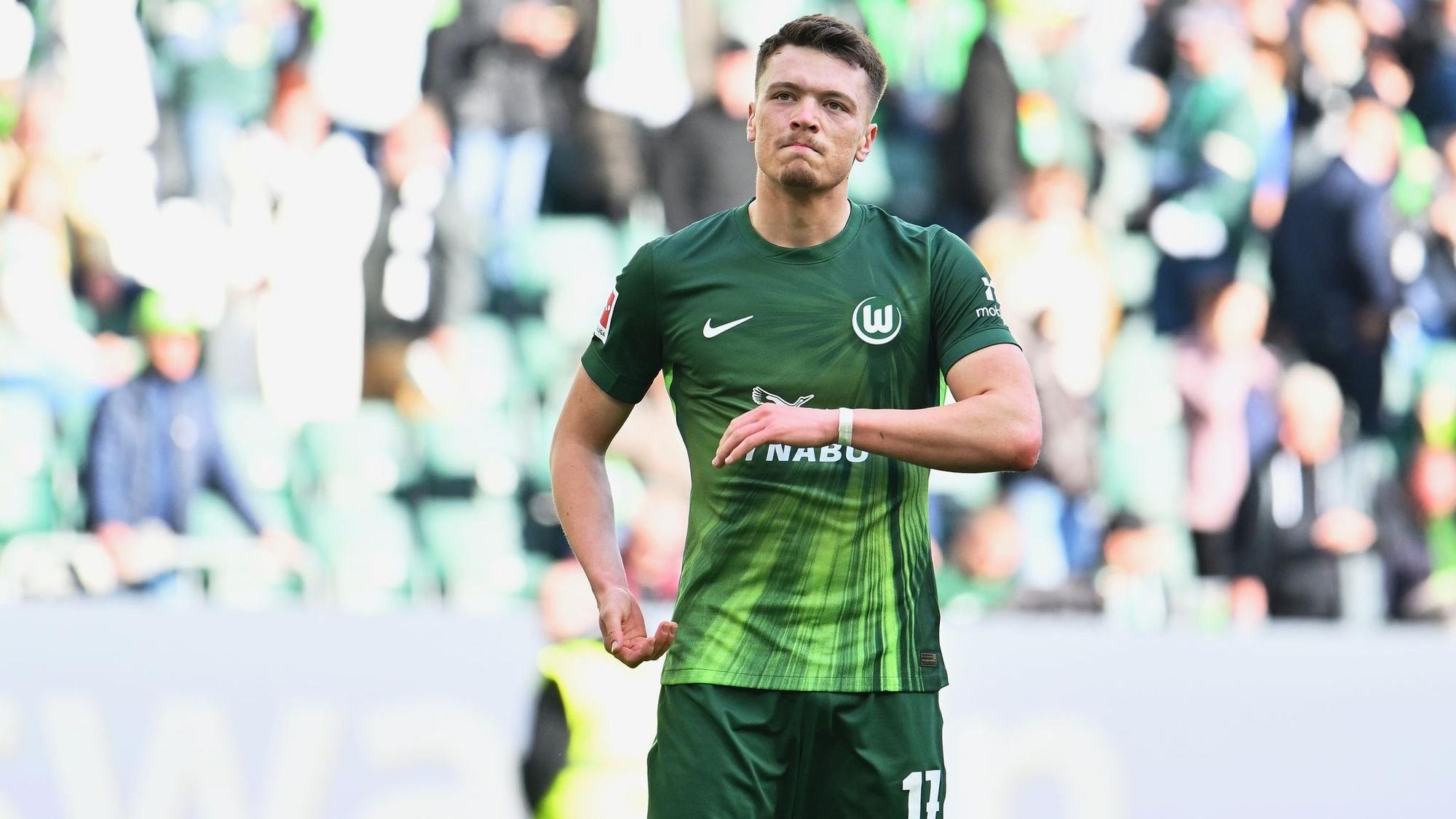 Dzenan Pejcinovic im Trikot des VfL Wolfsburg.