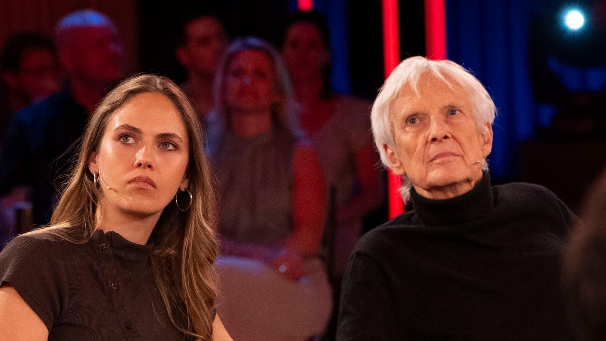 Elena und Matthieu Carriere waren zu Gast im „Kölner Treff“. (Bild: WDR/Melanie Grande)