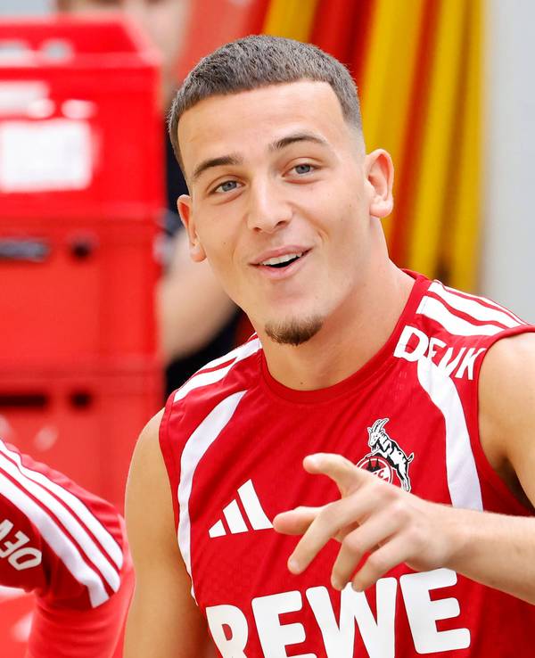 Said El Mala Mittelfeld beim öffentlichen Training des 1. FC Köln am Geißbockheim.