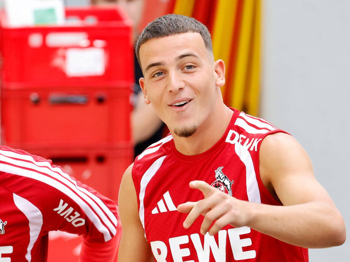 Said El Mala Mittelfeld beim öffentlichen Training des 1. FC Köln am Geißbockheim.