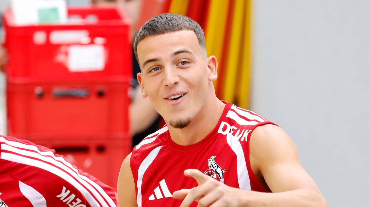 Said El Mala Mittelfeld beim öffentlichen Training des 1. FC Köln am Geißbockheim.
