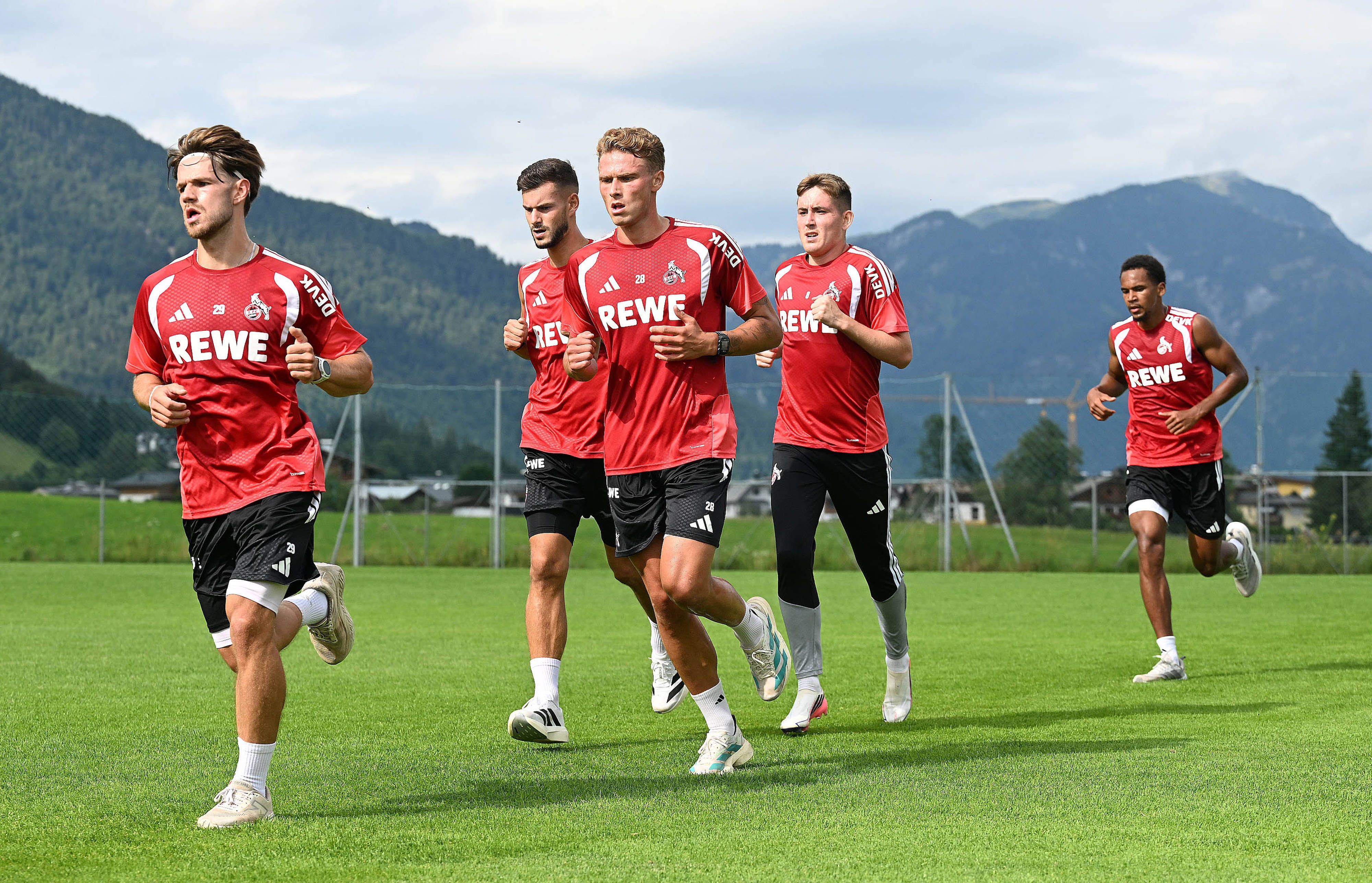 Der FC im Trainingslager in Kitzbühel.