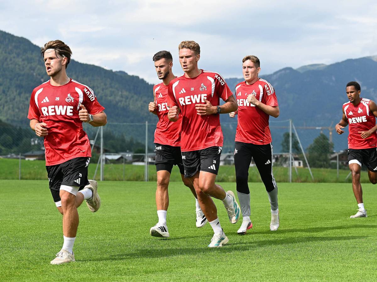 Der FC im Trainingslager in Kitzbühel.