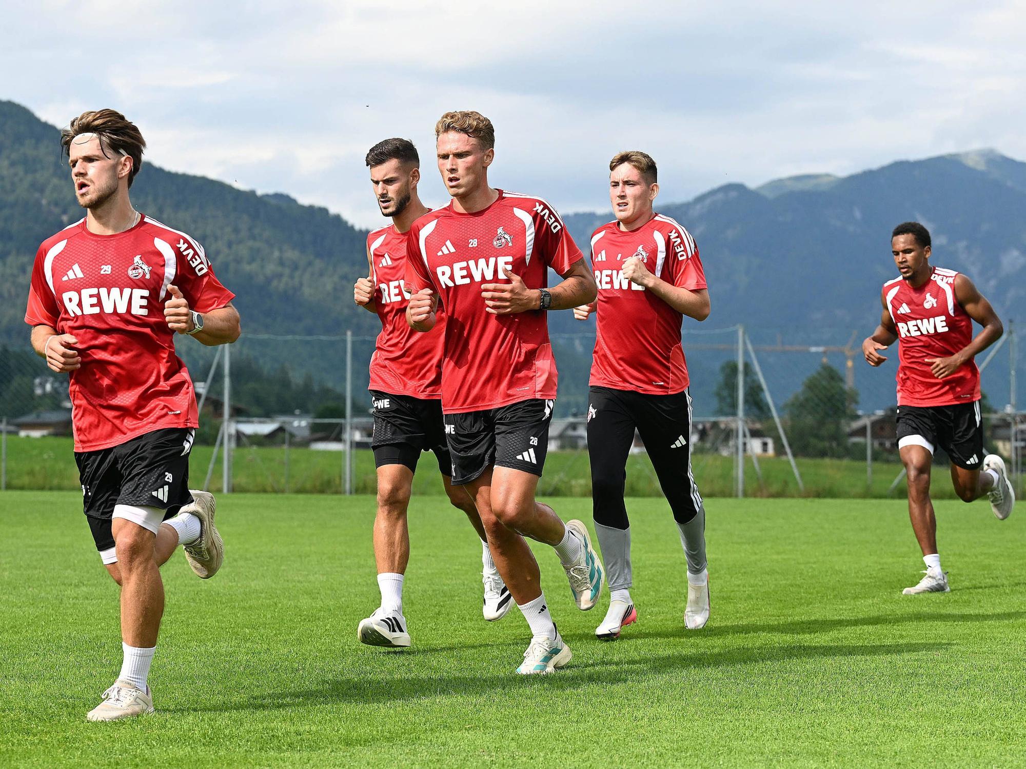 Der FC im Trainingslager in Kitzbühel.