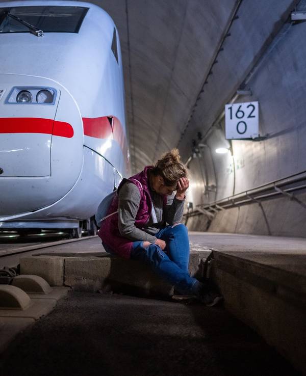 Übungseinsatz im Eisenbahntunnel Sandberg