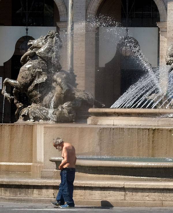 Najaden-Brunnen in Rom