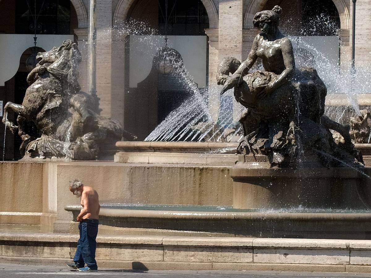 Najaden-Brunnen in Rom
