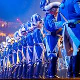 Die Blauen Funken auf der Bühne der Lachenden Kölnarena.