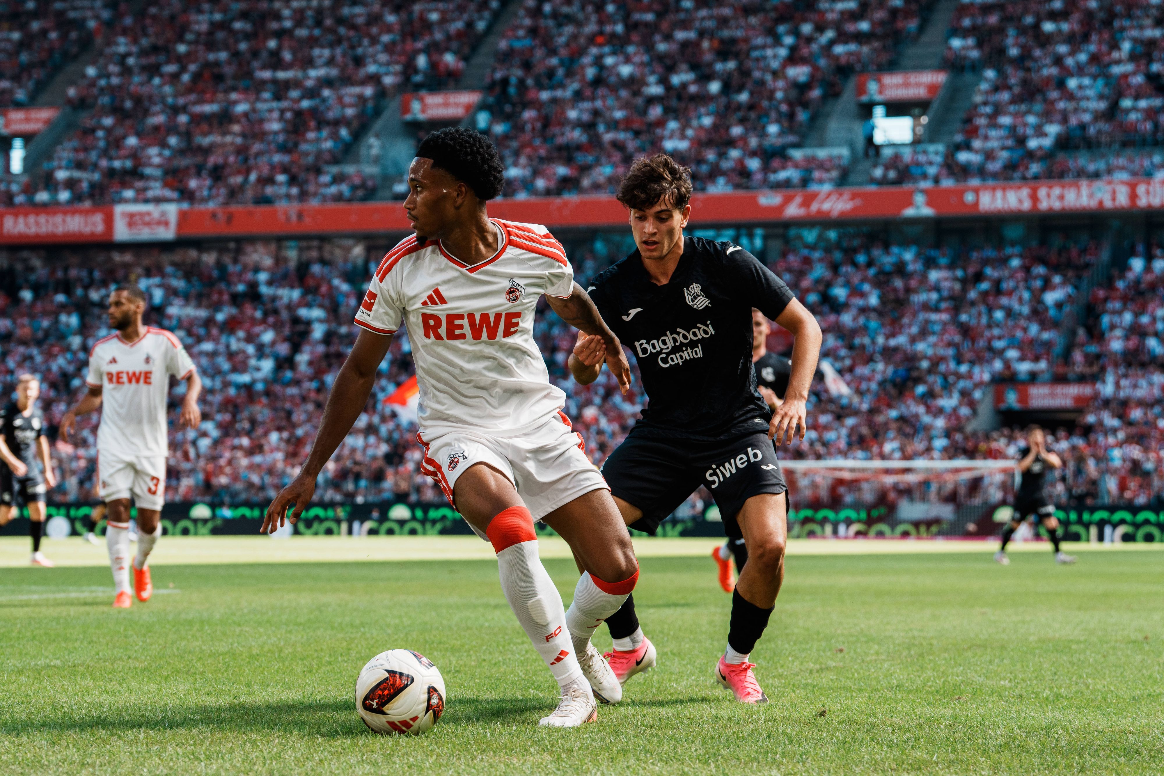 David Fürst im Spiel gegen Real Sociedad San Sebastián