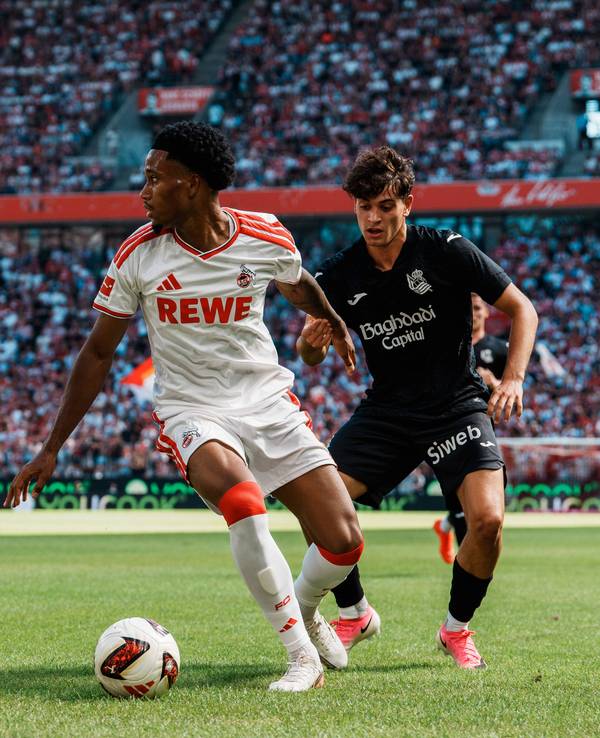 David Fürst im Spiel gegen Real Sociedad San Sebastián