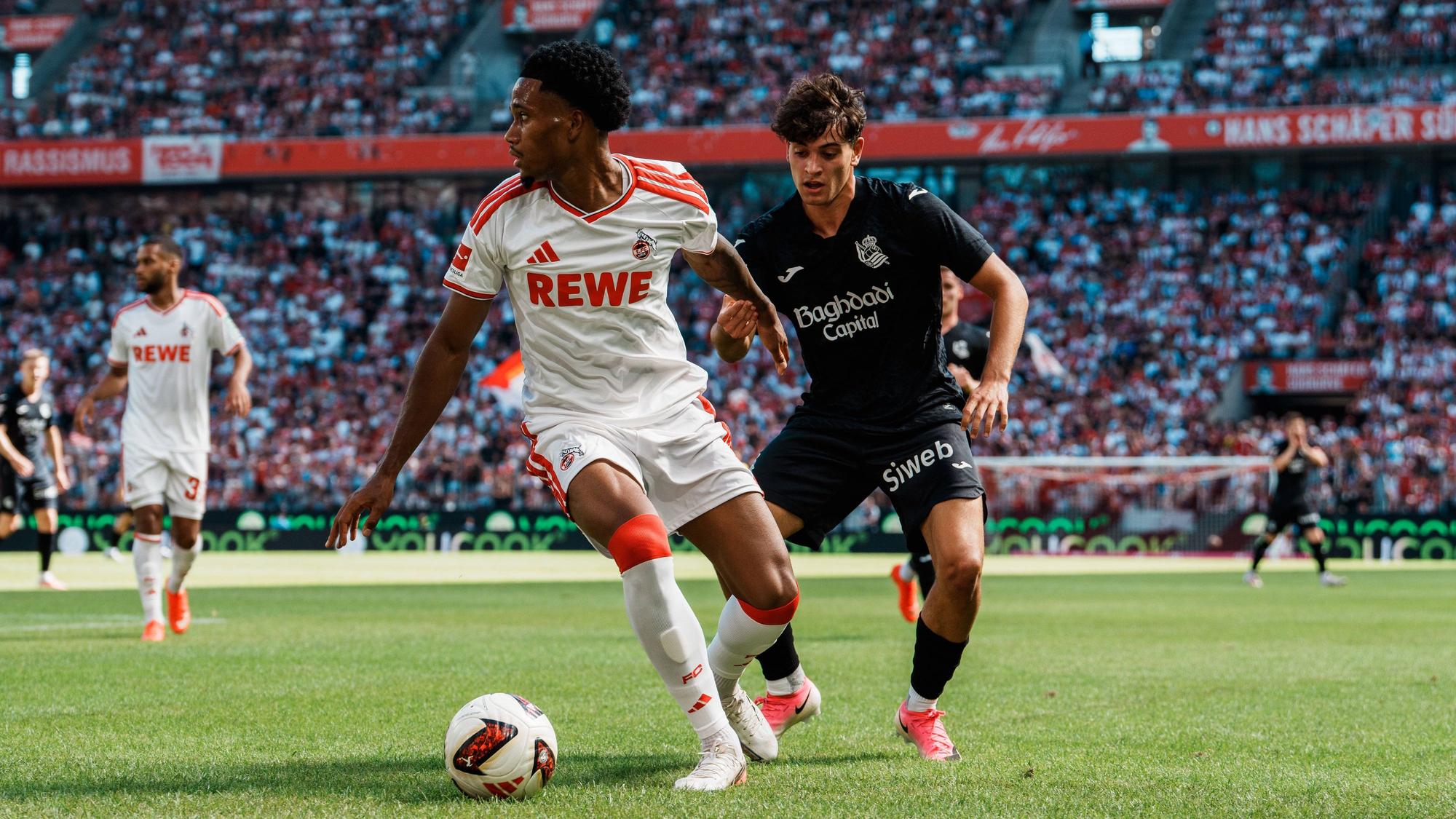 David Fürst im Spiel gegen Real Sociedad San Sebastián