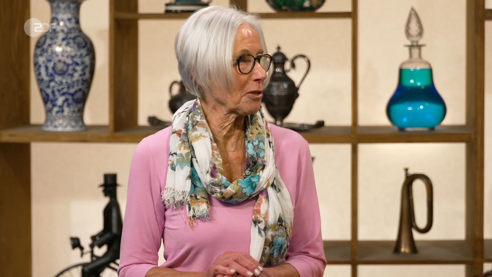 Gisela hatte die Ohrringe von ihrer verstorbenen Tante geerbt.  (Bild: ZDF)