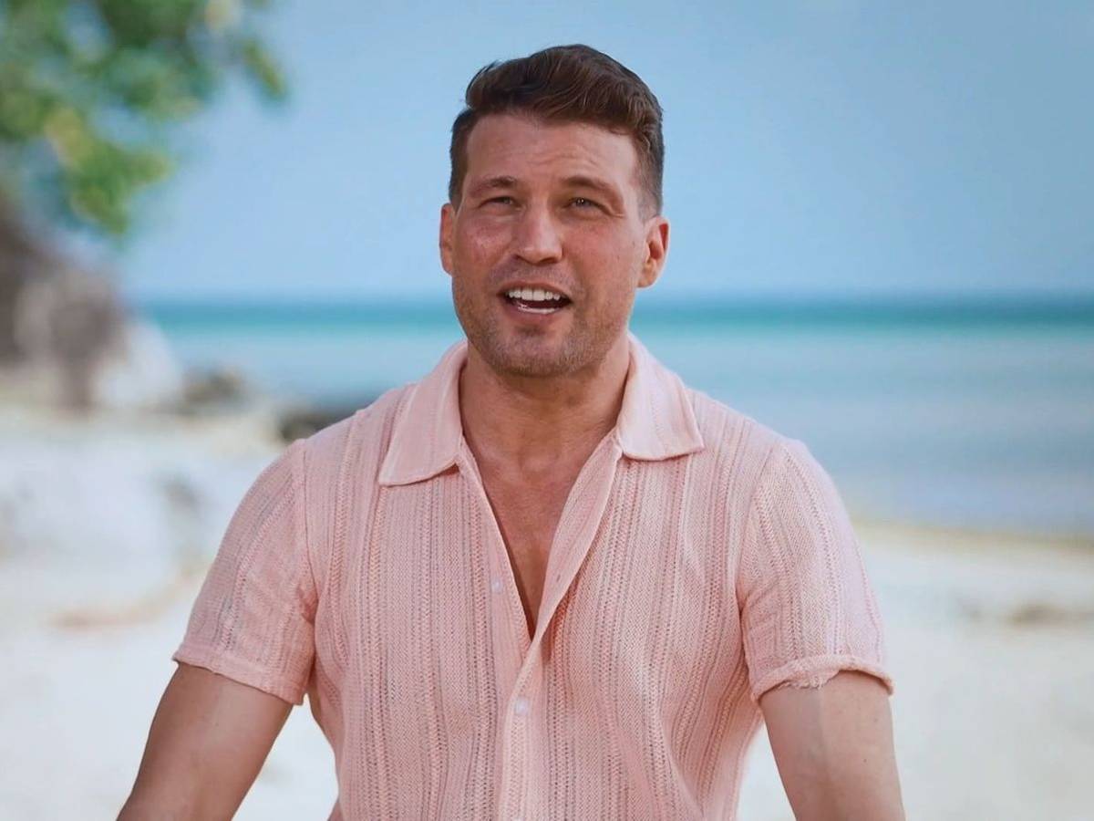 Er sei „dermaßen am Start“, sagt Raúl Richter in Bezug auf seine AYTO-Teilnahme. (Bild: RTL)