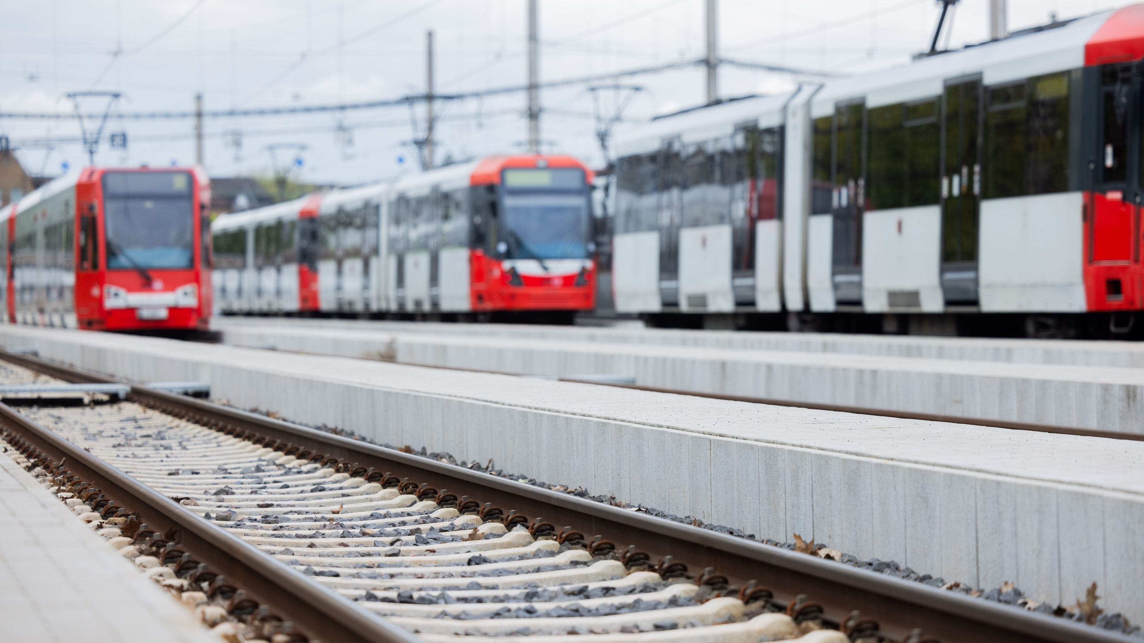 Straßenbahnen der Kölner Verkehrs-Betriebe (KVB) werden noch bis zum 26. August an die SWB in Bonn ausgeliehen. (Symbolfoto)