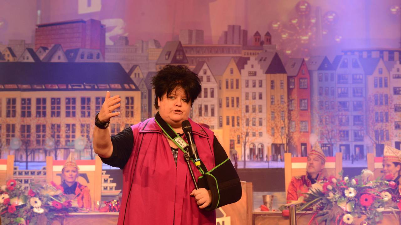 Ingrid Kühne in ihrer Karnevalszeit.