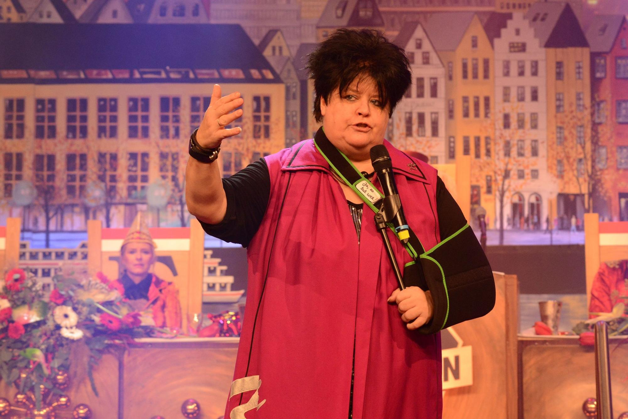 Ingrid Kühne in ihrer Karnevalszeit.