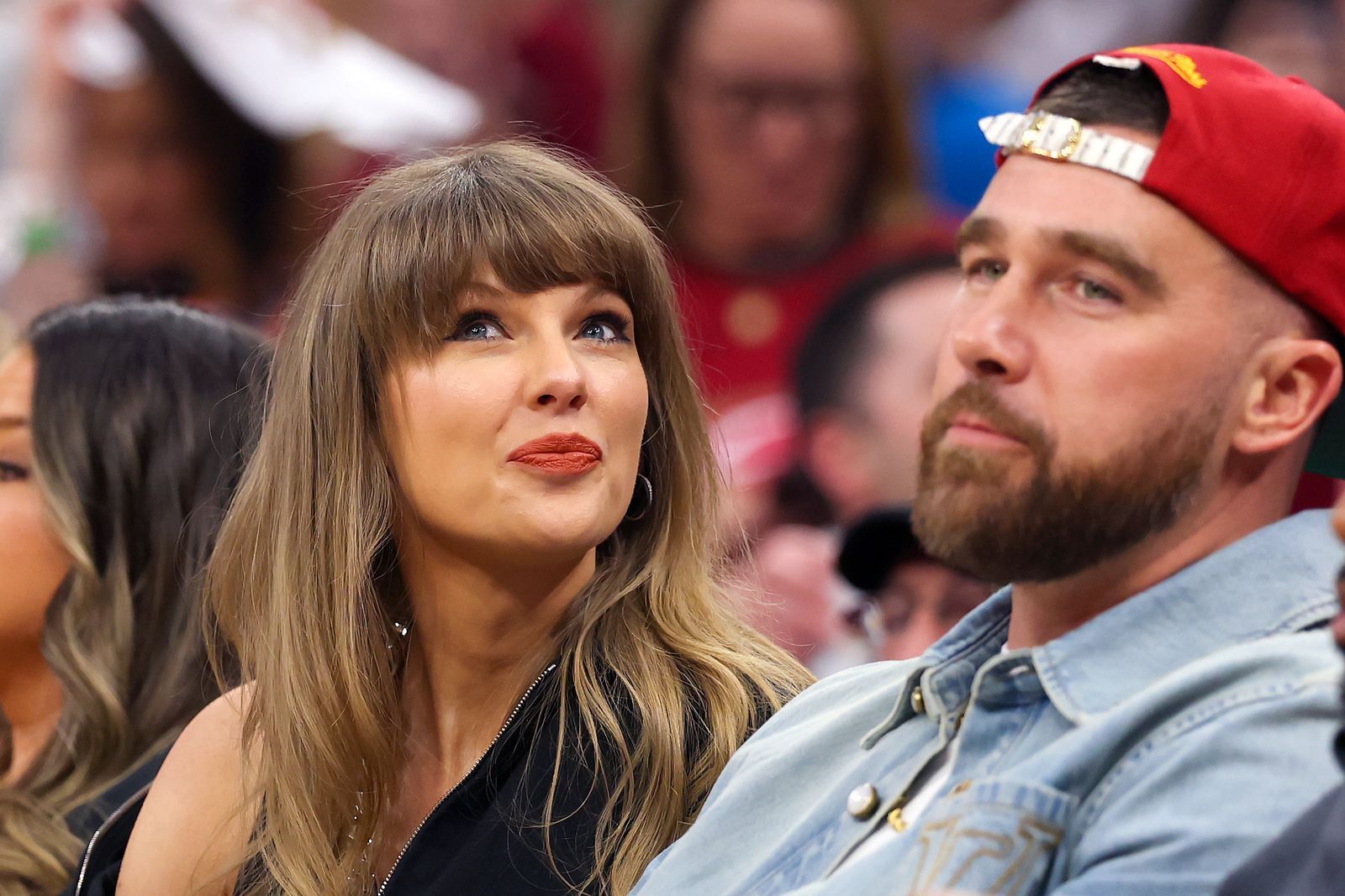 Taylor Swift und Travis Kelce sind seit einigen Wochen verheiratet. (Bild: Getty Images / Gregory Shamus)