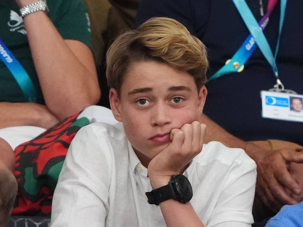 Prinz George verfolgt im Sir-Chris-Hoy-Velodrom am neunten Tag die Commonwealth-Spiele 2026.