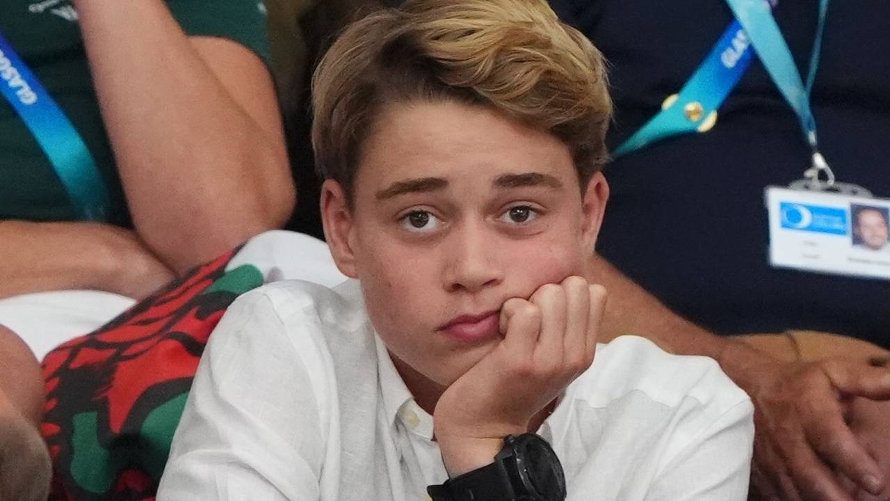 Prinz George verfolgt im Sir-Chris-Hoy-Velodrom am neunten Tag die Commonwealth-Spiele 2026.