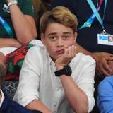 Prinz George verfolgt im Sir-Chris-Hoy-Velodrom am neunten Tag die Commonwealth-Spiele 2026.