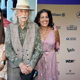 Jean Pütz mit Ehefrau Pina Coluccia und Tochter Julie-Josephine Pütz bei der Media Night der FEI World Championships Aachen 2026 im Champions Circle am Reitstadion.