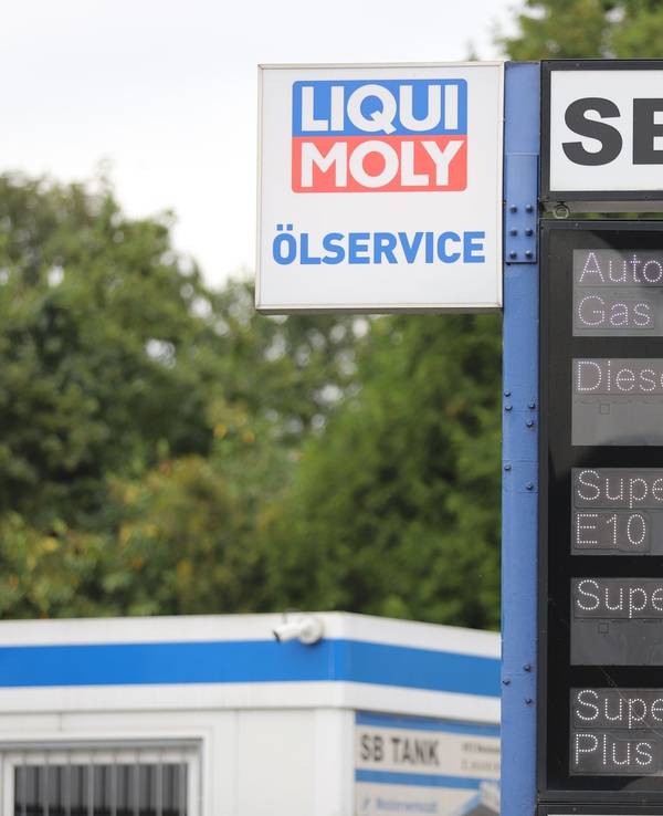 Tankstelle.
