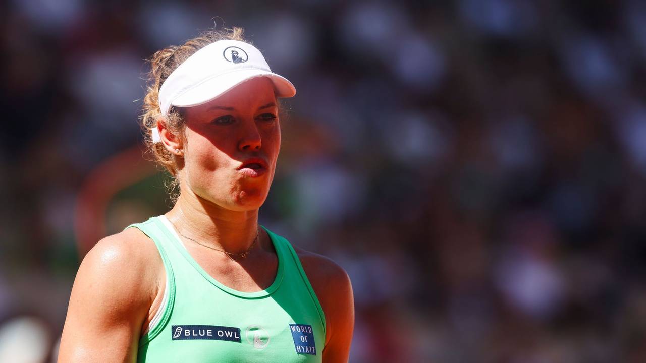 Laura Siegemund verzieht das Gesicht.