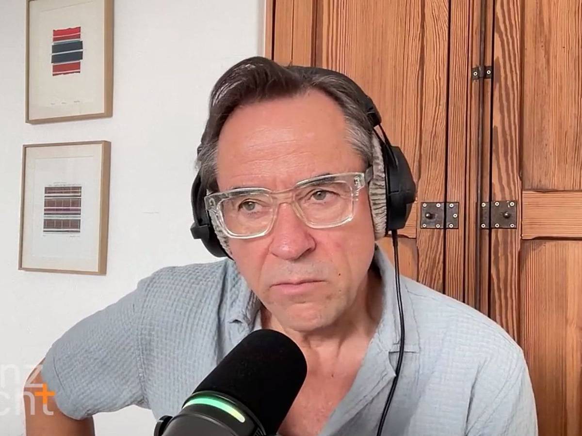 Jan Josef Liefers war bei „Lanz + Precht“ zu Gast. (Bild: ZDF)