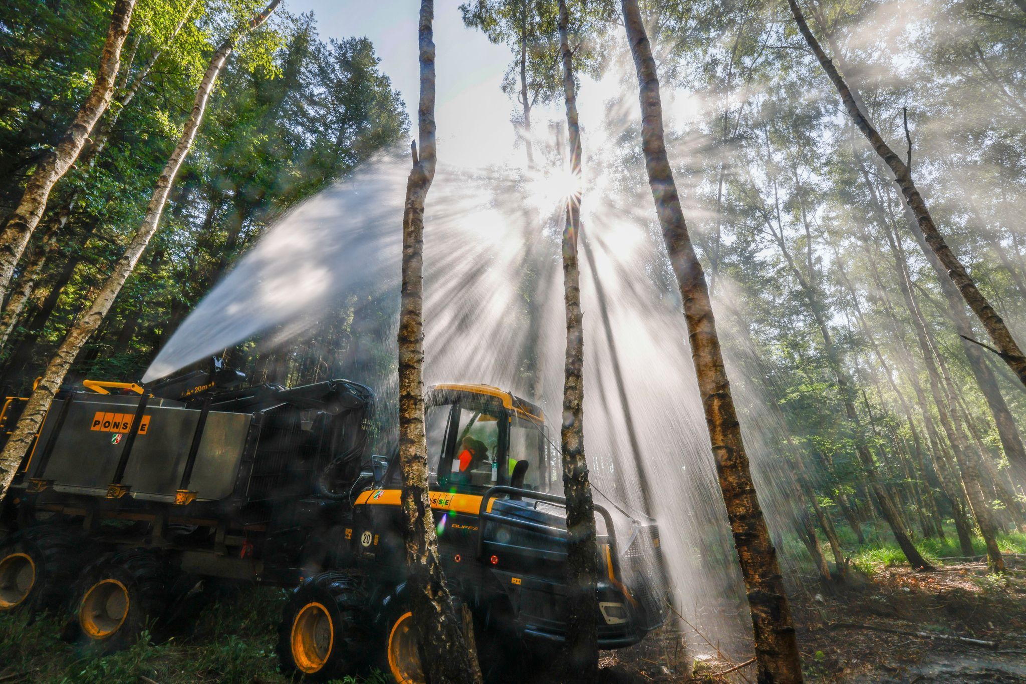 Waldbrandlöschfahrzeuge in Nordrhein-Westfalen
