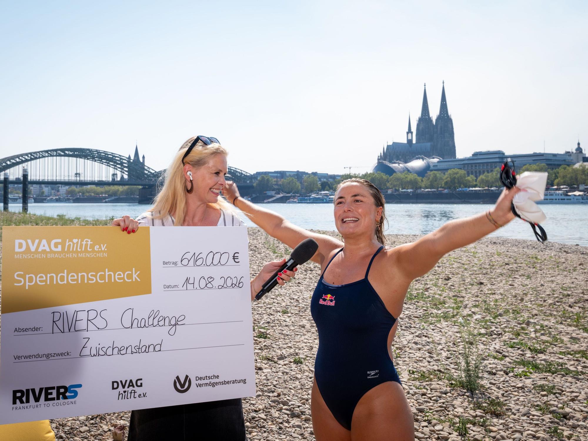 Für den guten Zweck sammelte Nathalie Pohl sagenhafte 616.000 Euro.
