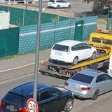 Das Pärchen wohnte im Auto – am Freitagmorgen (14. August) wurde der Ford auf der Escher Straße abgeschleppt.