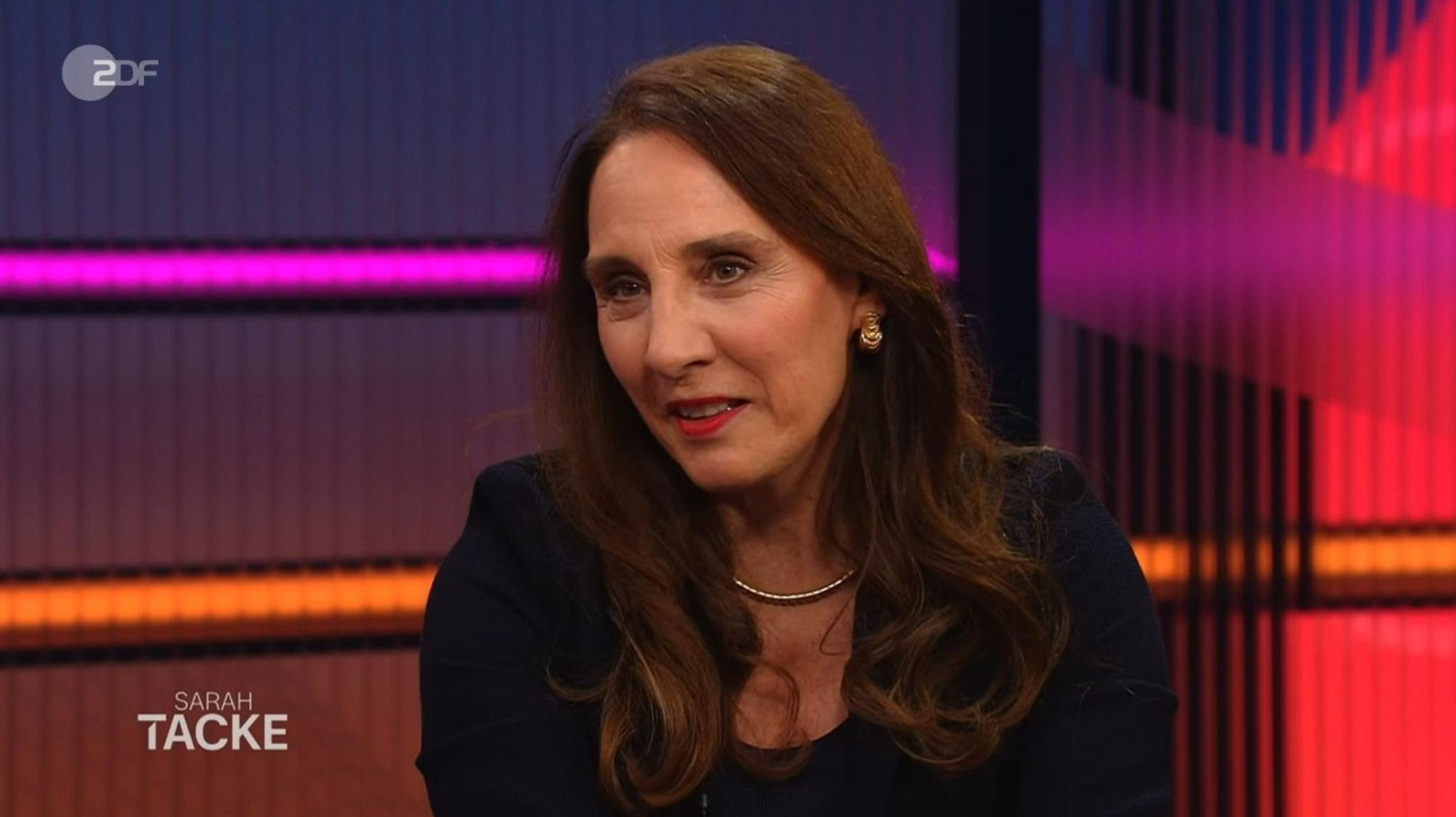 Andrea Thoma-Böck von der „Initiative Zukunft Wirtschaft“ kritisierte bei „Sarah Tacke“ fehlende Chancengleichheit. (Bild: ZDF)