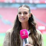 Nach fünf Jahren verlässt Laura Wontorra den Streaminganbieter DAZN. (Bild: 2026 Getty Images/Alexander Hassenstein)