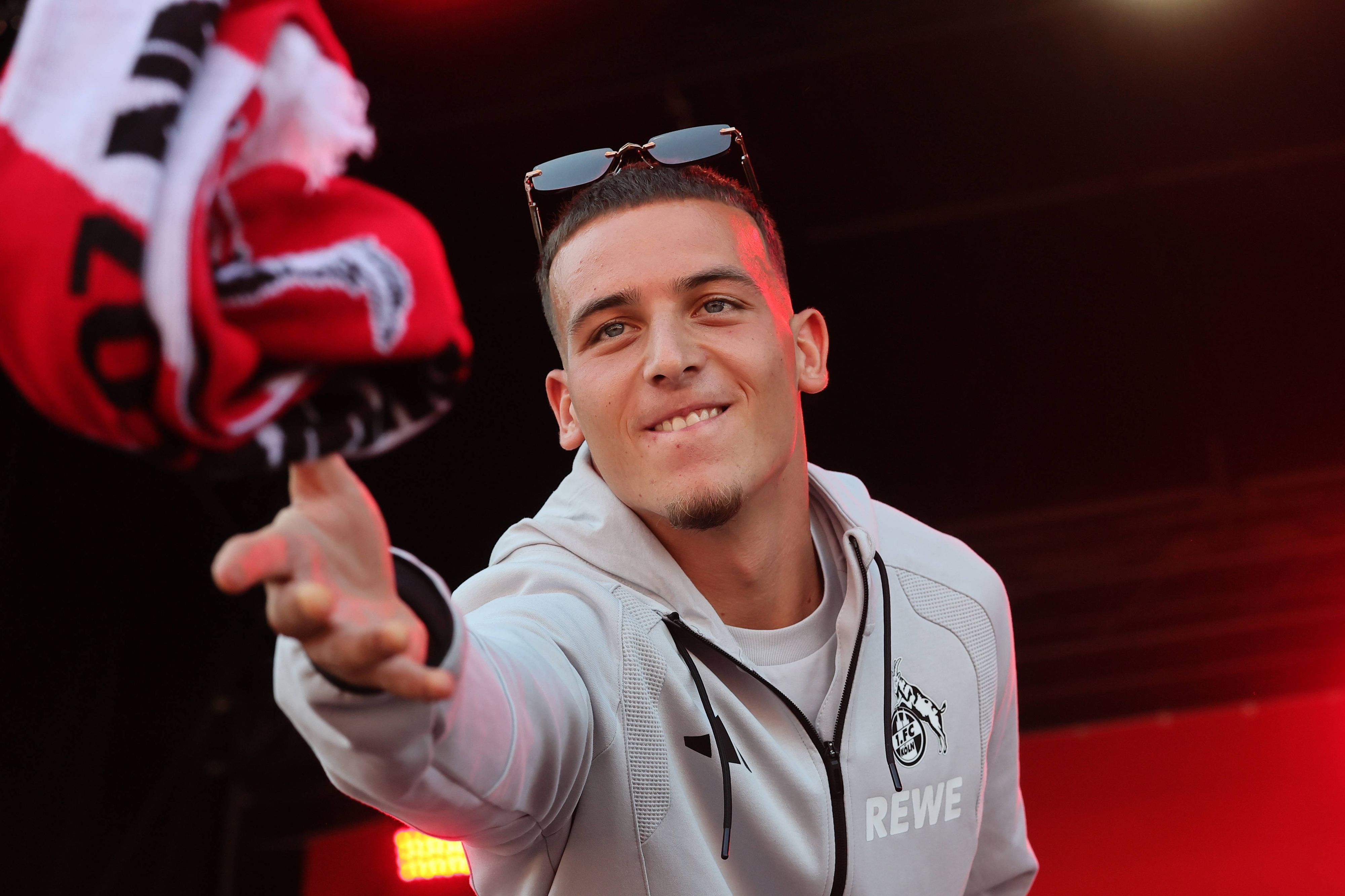 Said El Mala bei der Saisoneröffnung des 1. FC Köln.