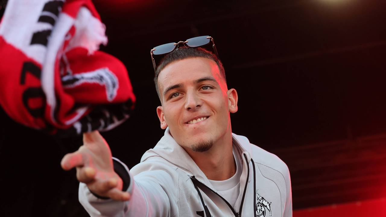 Said El Mala bei der Saisoneröffnung des 1. FC Köln.