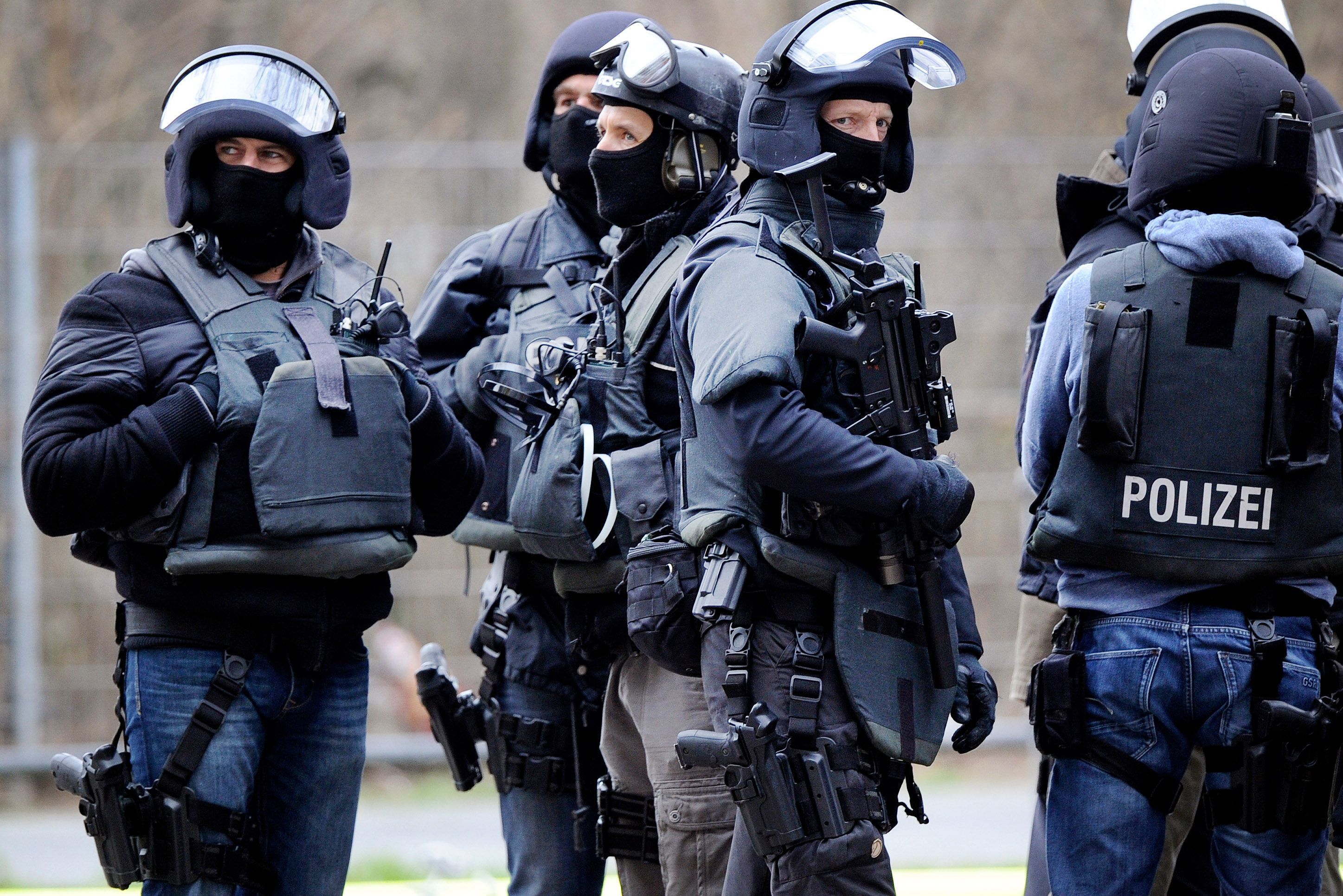 Mitglieder eines Spezialeinsatzkommandos (SEK) der Polizei. (Symbolbild)