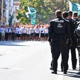 Fan-Marsch der Fürther Fans.