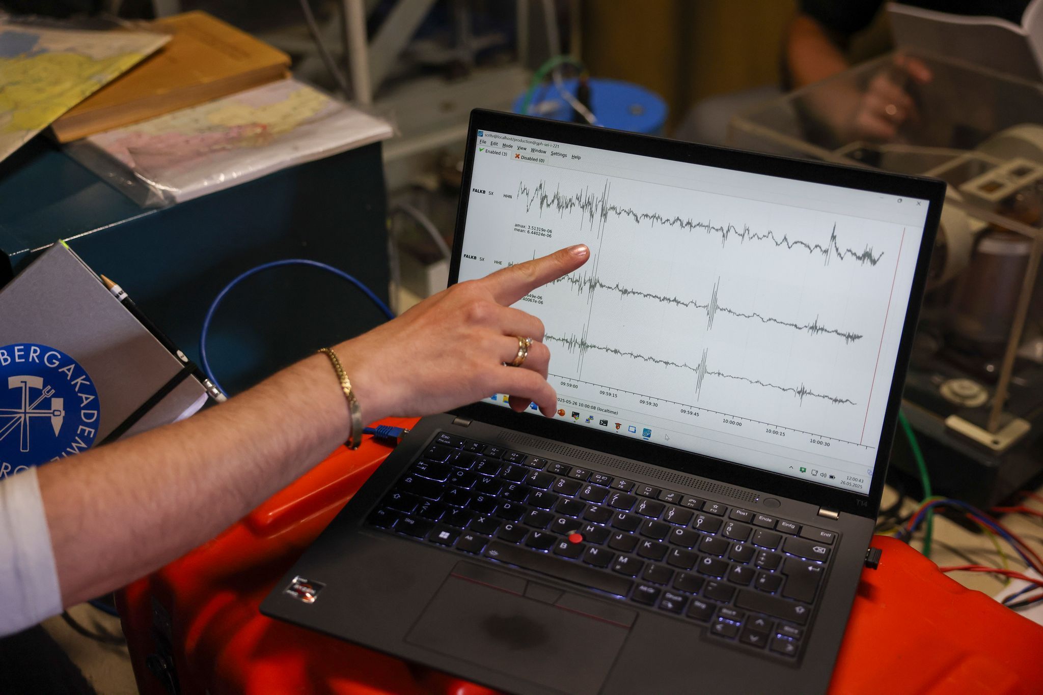 Seismologen bei der Arbeit