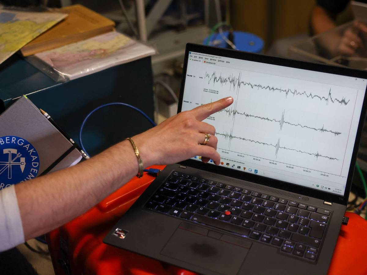 Seismologen bei der Arbeit