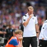 Timo Schultz unzufrieden an der Seitenlinie.