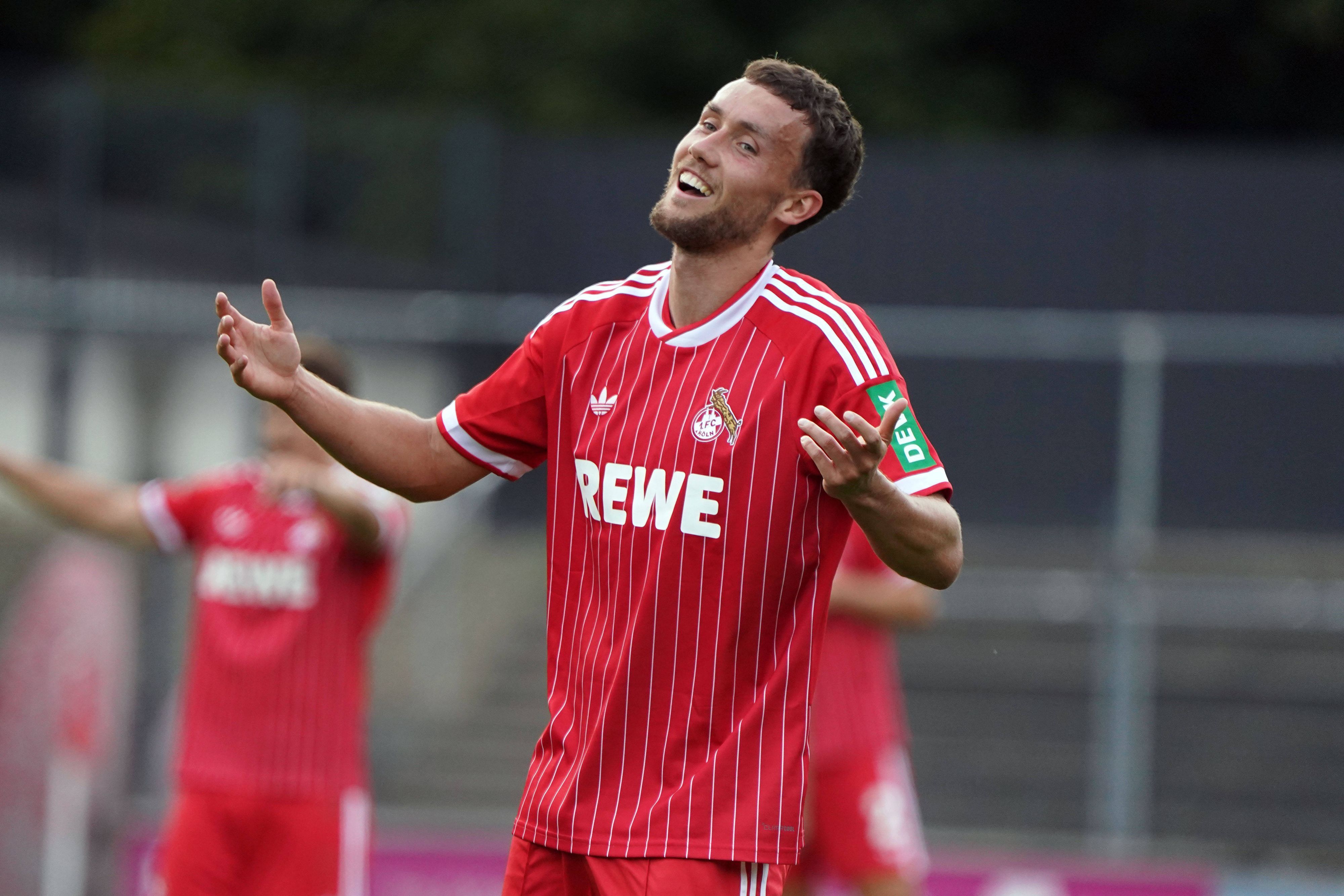 Luca Waldschmidt beim Test gegen Sociedad.