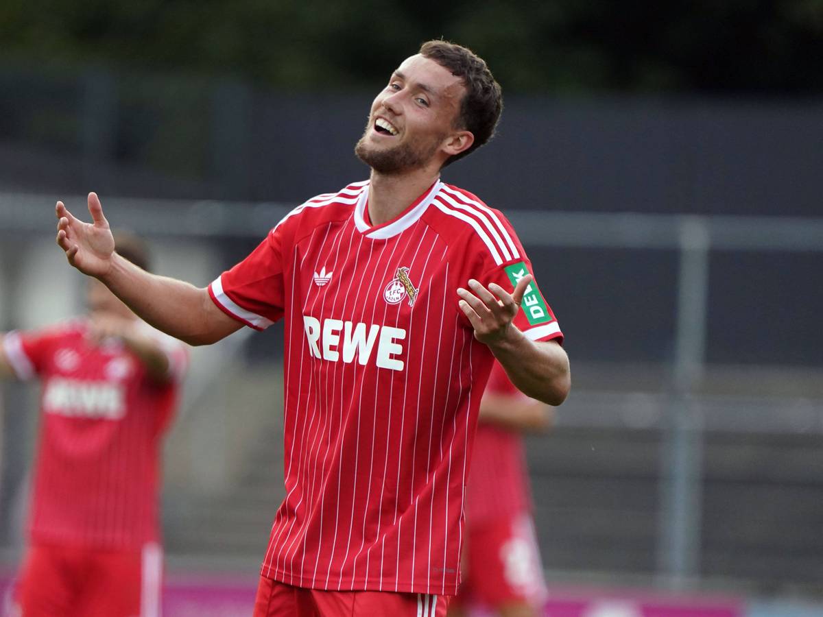 Luca Waldschmidt beim Test gegen Sociedad.