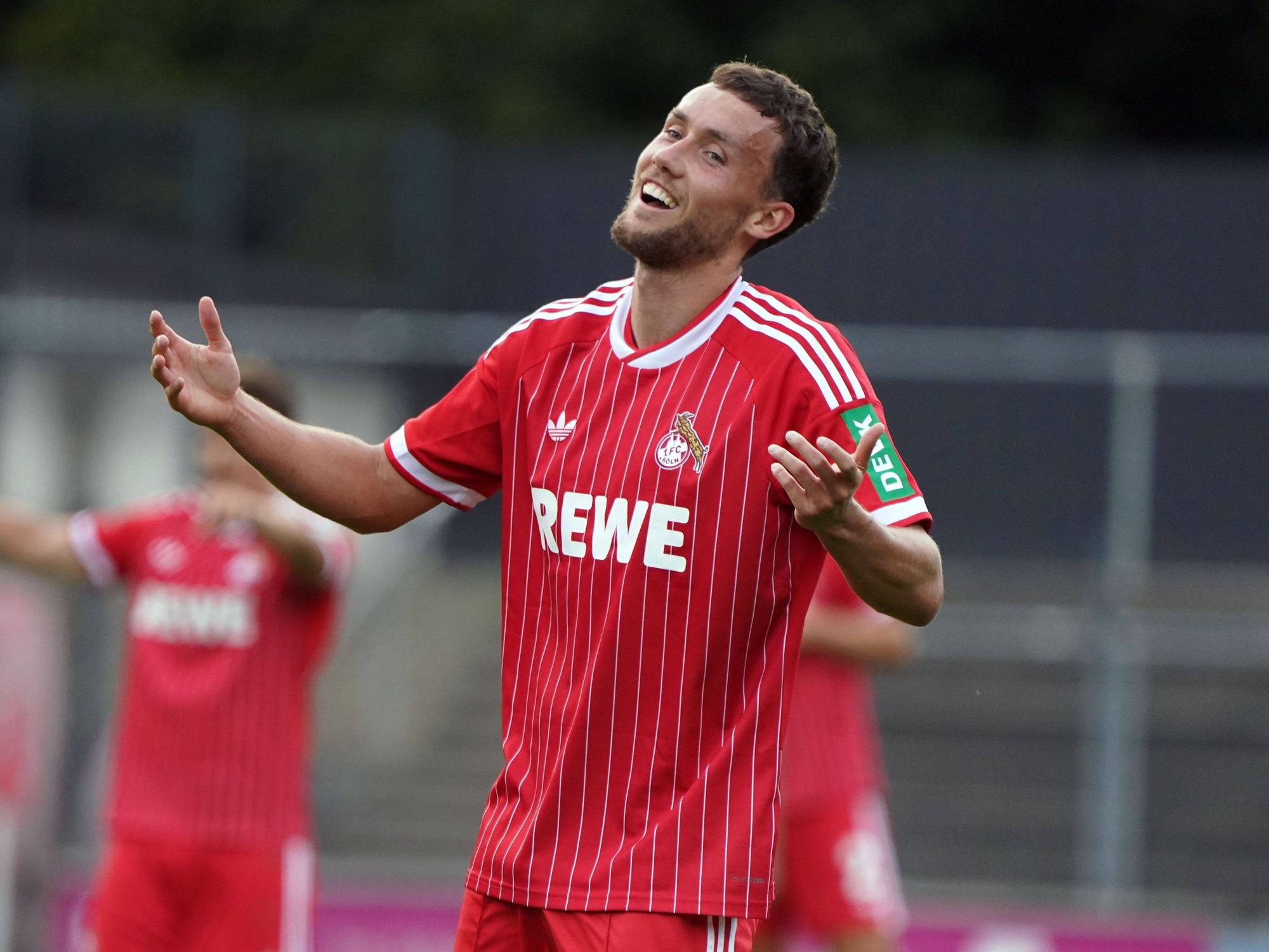 Luca Waldschmidt beim Test gegen Sociedad.