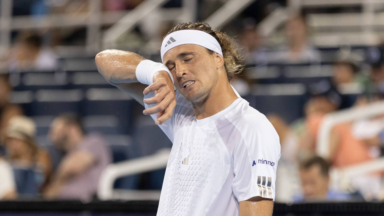 Alexander Zverev hatte bei seinem Auftaktspiel in Cincinnati große Mühe.