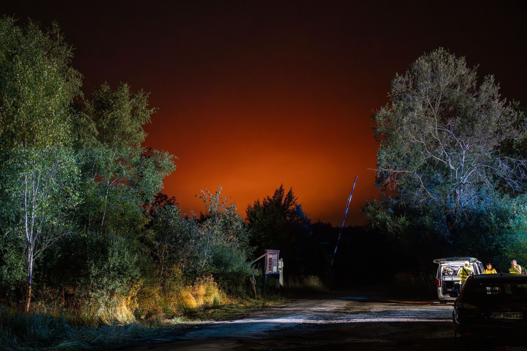 Waldbrand in Belgien
